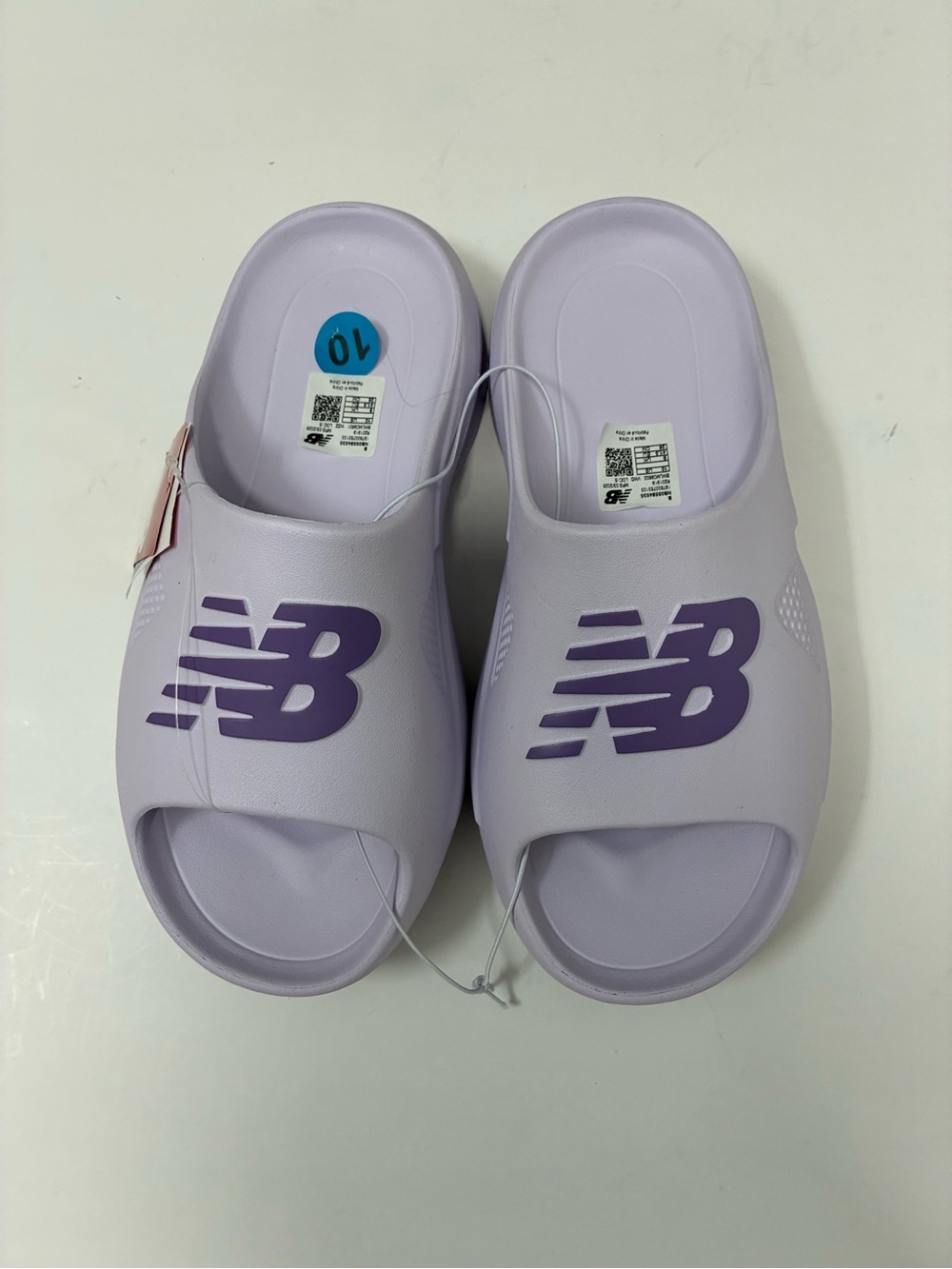 New Balance Women Fuel Cell Slide Lavender Recovery Slip On Shoes Size 10